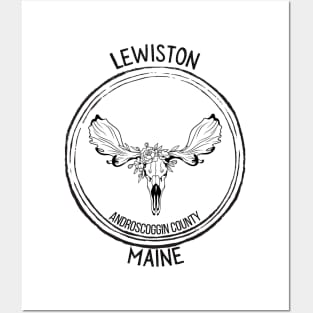 Lewiston Maine Moose Posters and Art